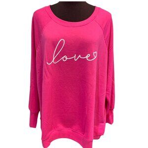 Philosophy Women's Love Shirt NWT 2X Hot Pink